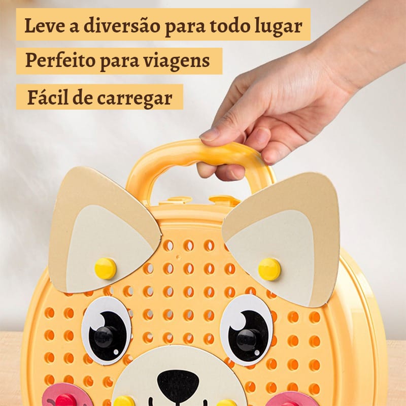 Maleta Urso Criativo 3D