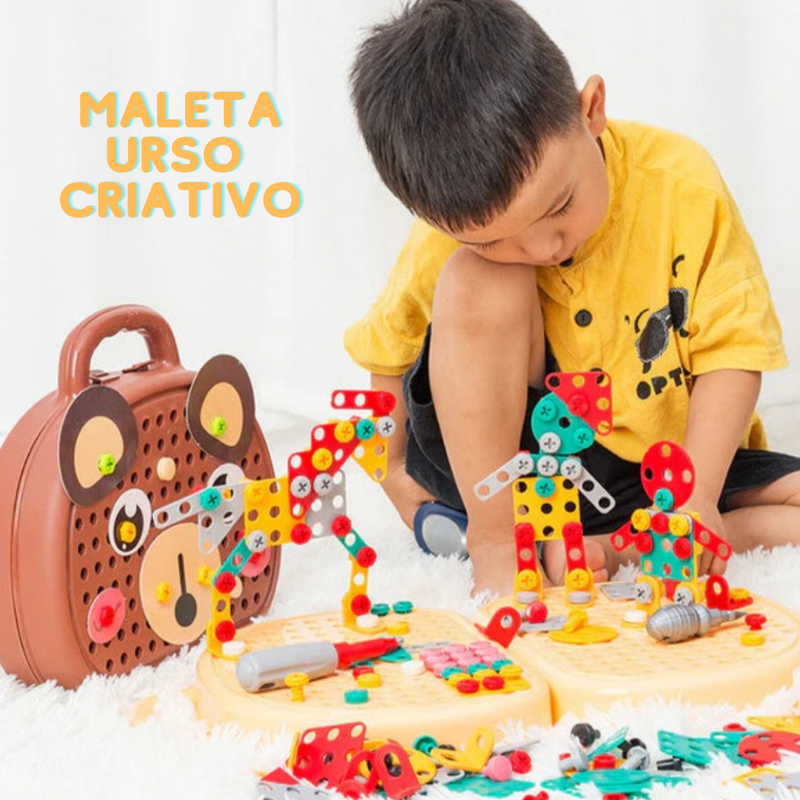 Maleta Urso Criativo 3D